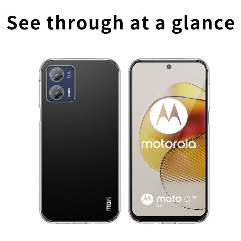 Θήκη Moto G73 5G Διαφανές Mofi