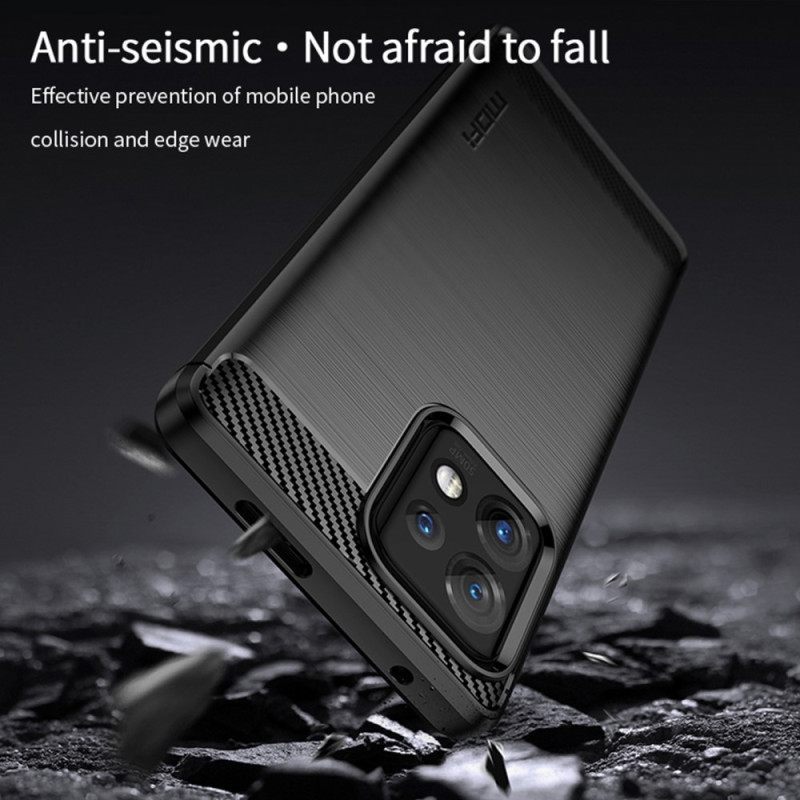 Θήκη Motorola Edge 40 Pro Mofi Brushed Carbon Fiber