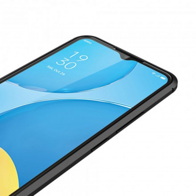 Θήκη Oppo A15 Leather Effect Litchi Διπλή Σειρά