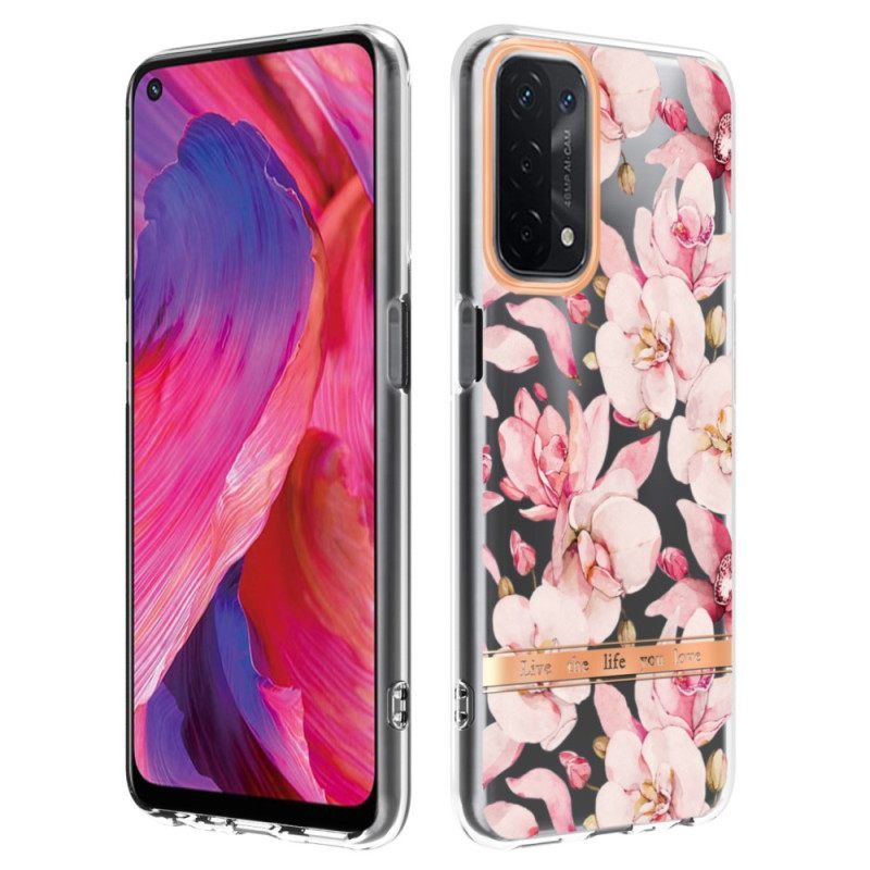 Θήκη Oppo A54 5G / A74 5G Άνευ Ραφής Floral