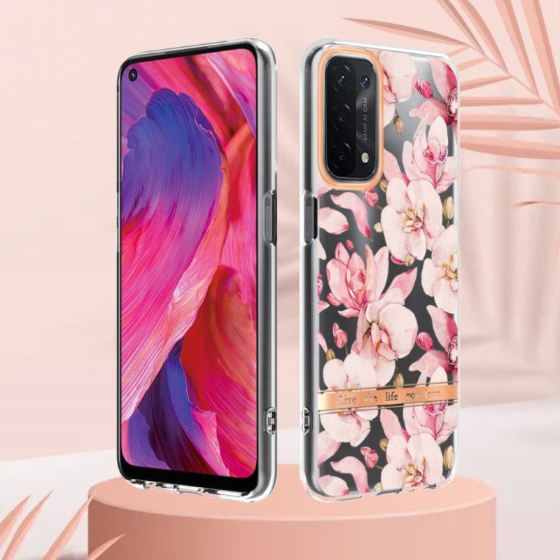 Θήκη Oppo A54 5G / A74 5G Άνευ Ραφής Floral