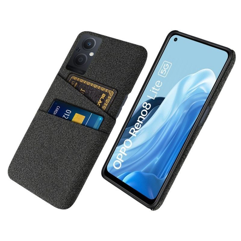 Θήκη Oppo Reno 8 Lite Πανί Θήκης Κάρτας