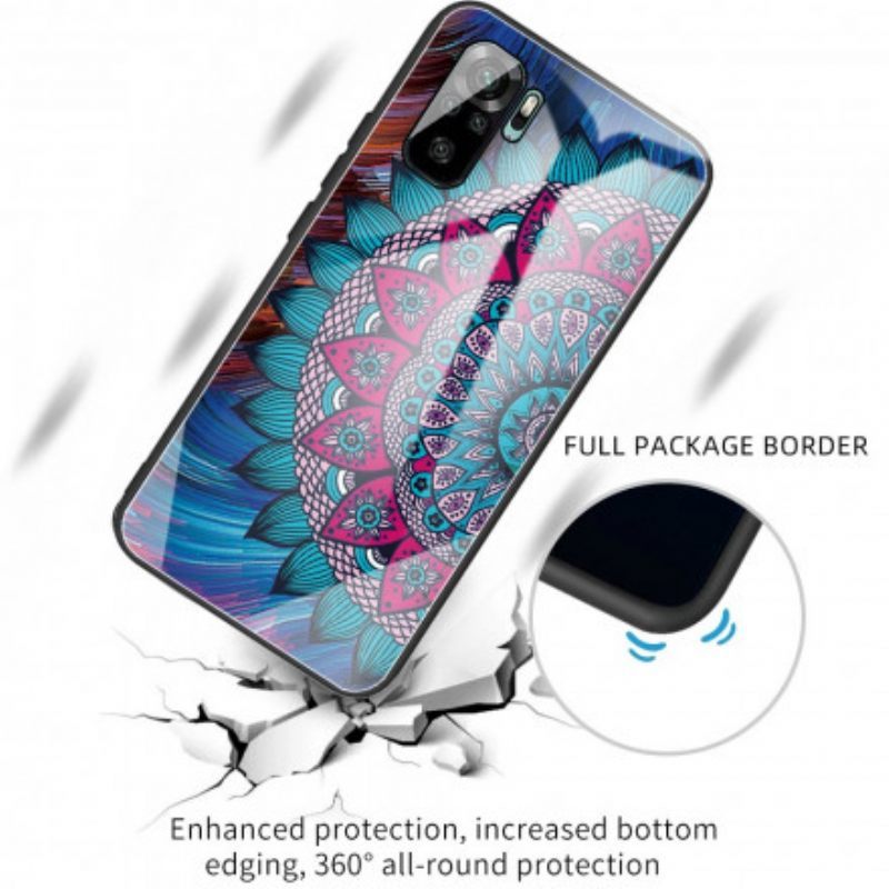 Θήκη Poco M5s Mandala Tempered Glass