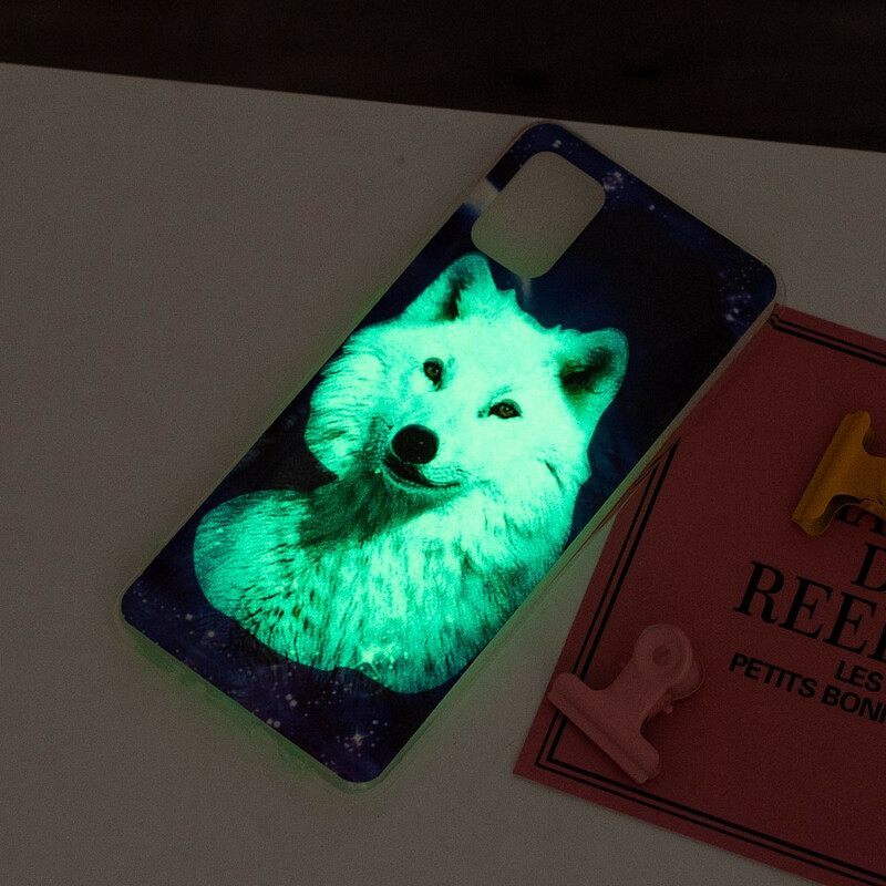 Θήκη Poco M5s Σειρά Fluorescent Wolf