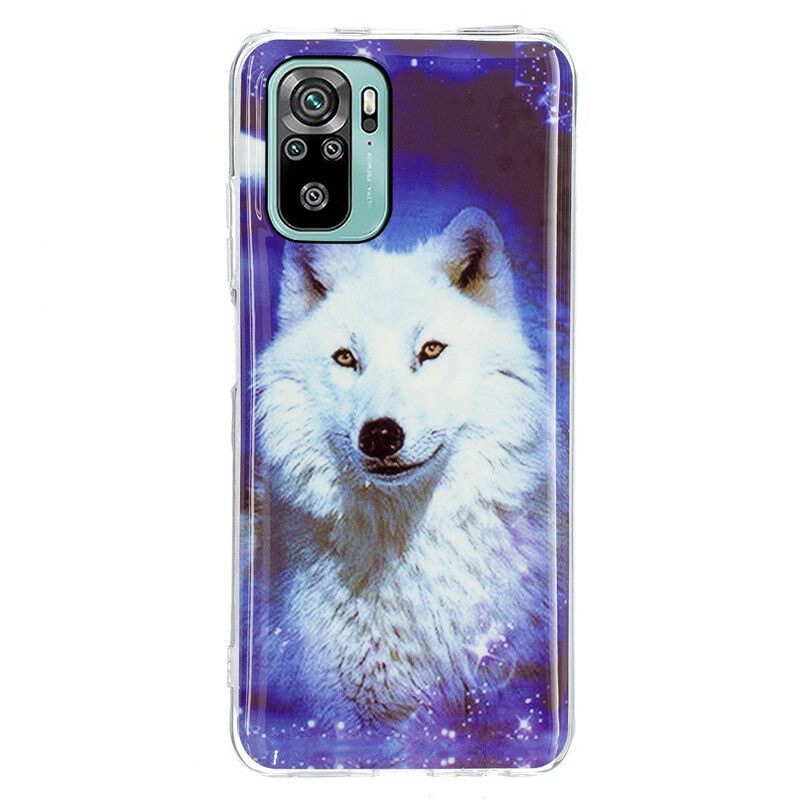 Θήκη Poco M5s Σειρά Fluorescent Wolf