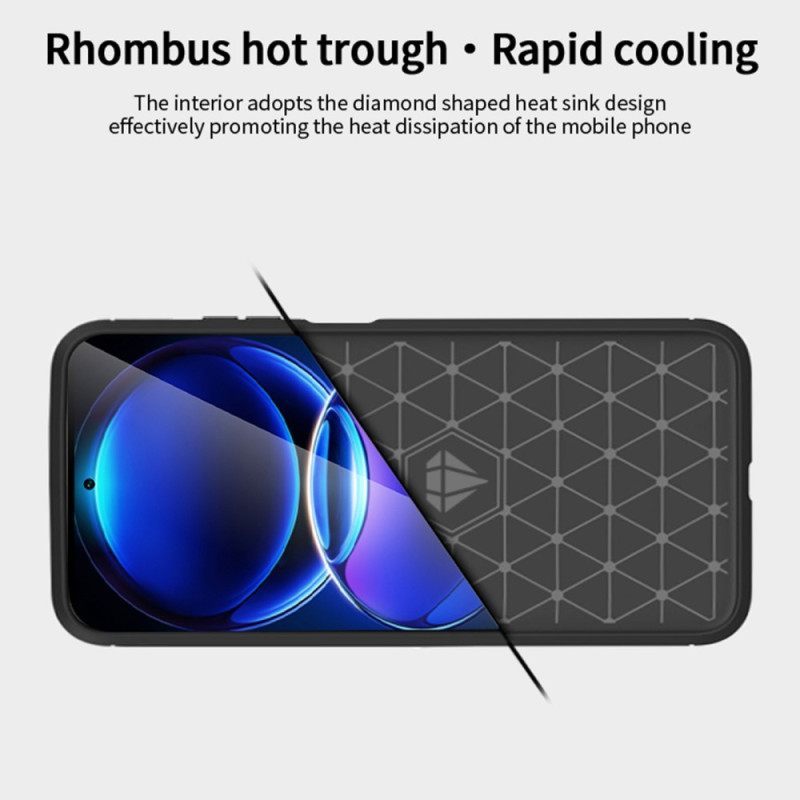 Θήκη Poco X5 Pro 5G Mofi Brushed Carbon Fiber