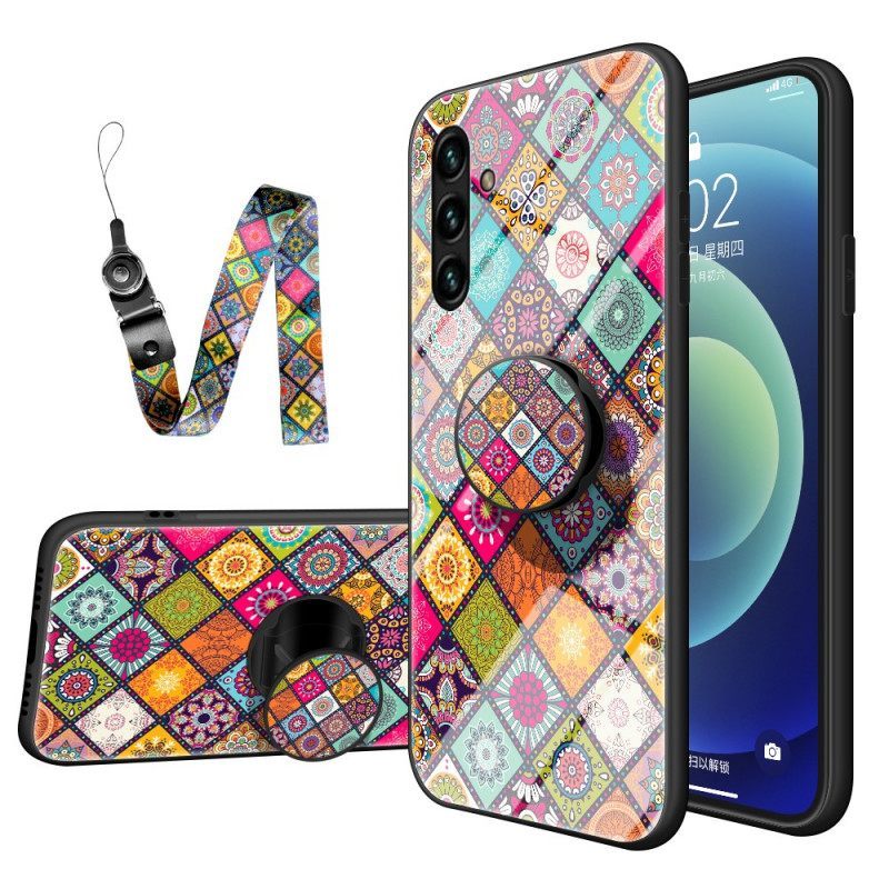 Θήκη Samsung Galaxy A13 5G / A04s Μαγνητική Θήκη Patchwork