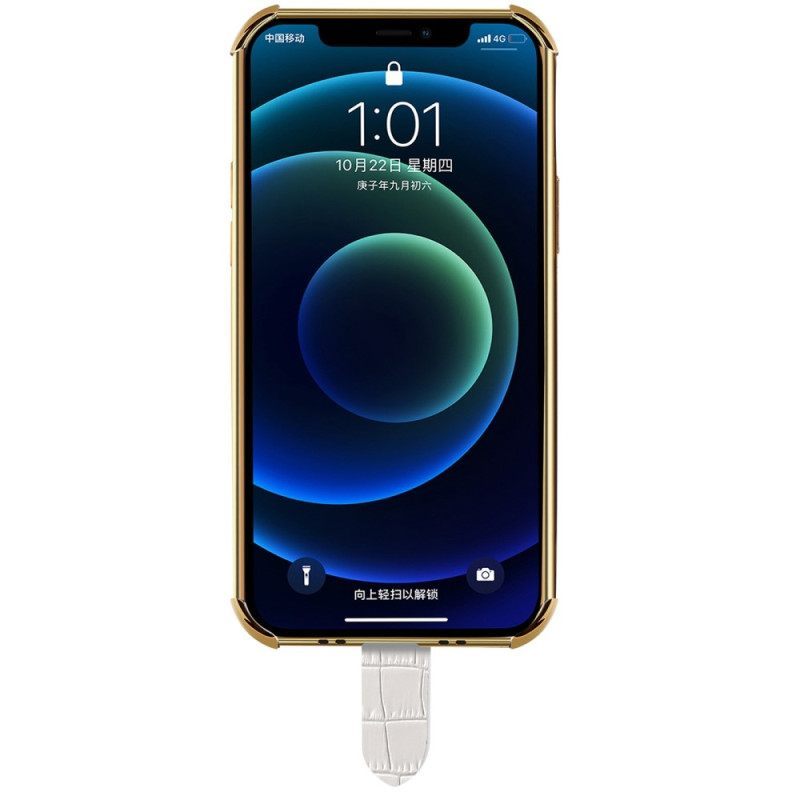 Θήκη Samsung Galaxy A13 Κροκόδειλος Στυλ Με Λουράκι Στήριξης