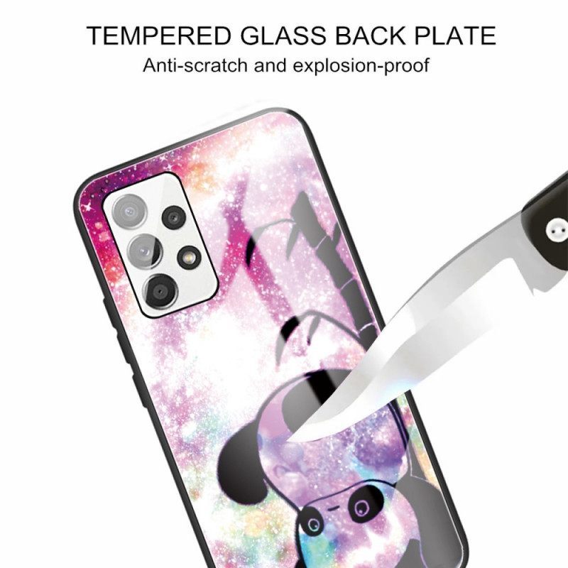 Θήκη Samsung Galaxy A13 Panda Tempered Glass