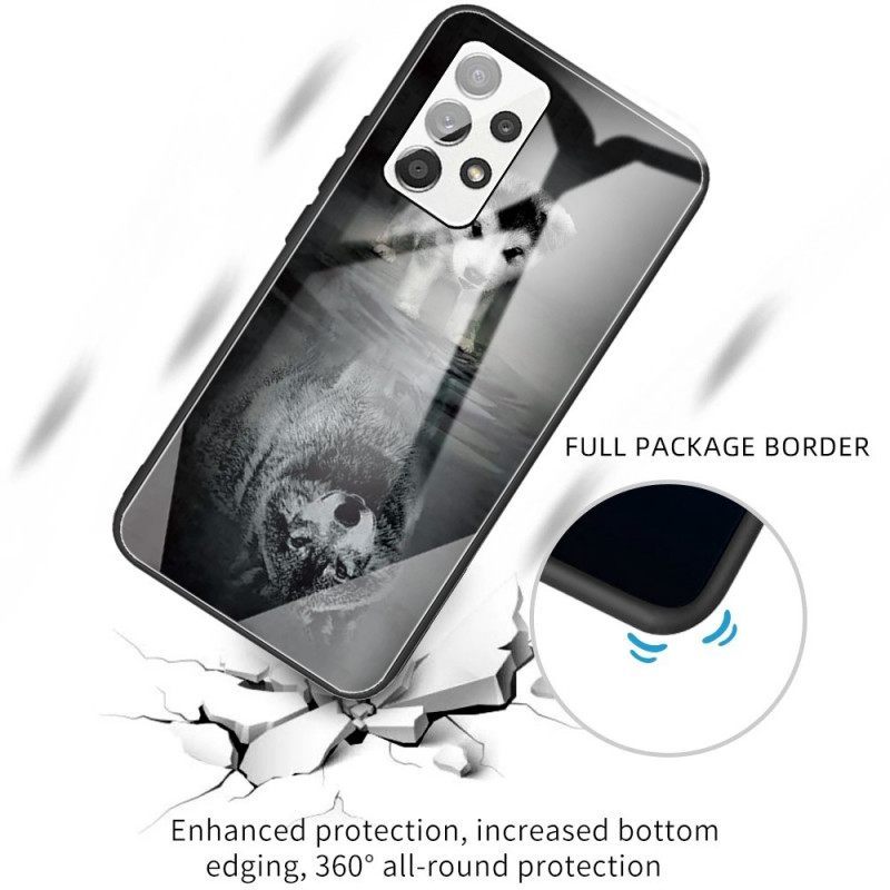 Θήκη Samsung Galaxy A13 Puppy Dream Tempered Glass