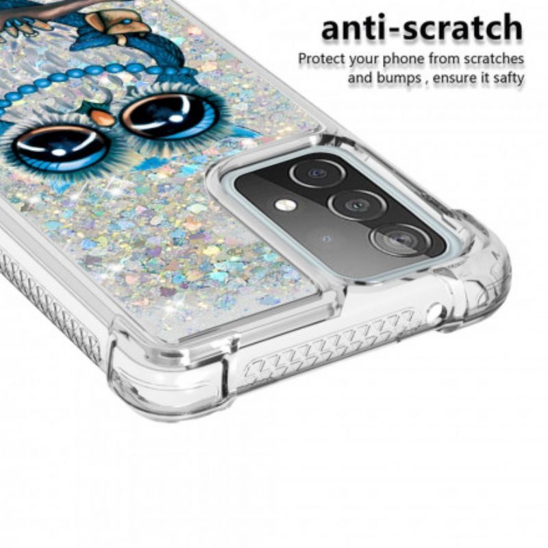 Θήκη Samsung Galaxy A52 4G / A52 5G / A52s 5G Miss Owl Sequins