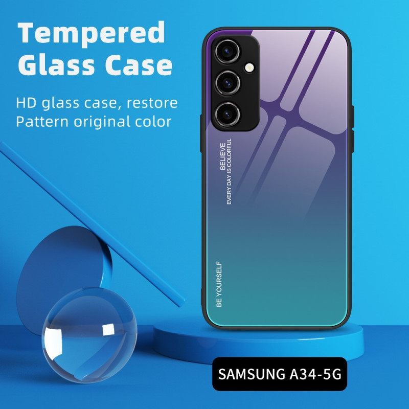 Θήκη Samsung Galaxy A54 5G Tempered Glass Be Yourself