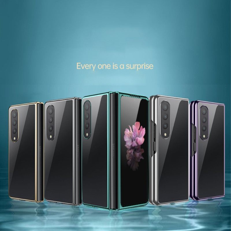 Θήκη Samsung Galaxy Z Fold 4 Διάφανο Μεταλλικό