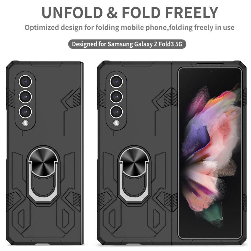 Θήκη Samsung Galaxy Z Fold 4 Διυλικό Και Περιστροφικός Δακτύλιος