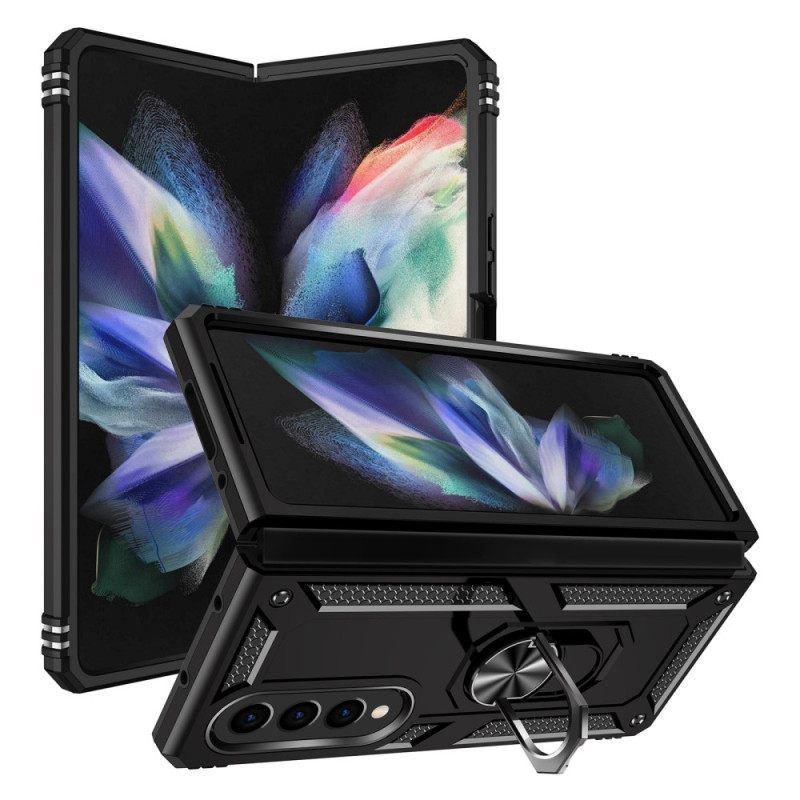 Θήκη Samsung Galaxy Z Fold 4 Στρατιωτικός Βαθμός Με Δαχτυλίδι