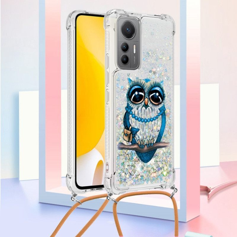 Θήκη Xiaomi 12 Lite με κορδονι Κορδόνι Με Πούλιες Mrs. Owl