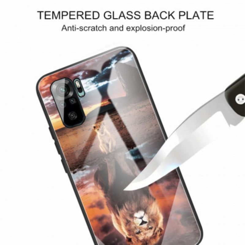 Θήκη Xiaomi Redmi Note 10 / 10S Lion Cub's Dream Tempered Glass