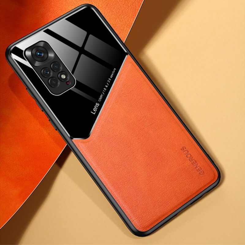 Θήκη Xiaomi Redmi Note 11 / 11S Μαγνητικό Εφέ Δέρματος