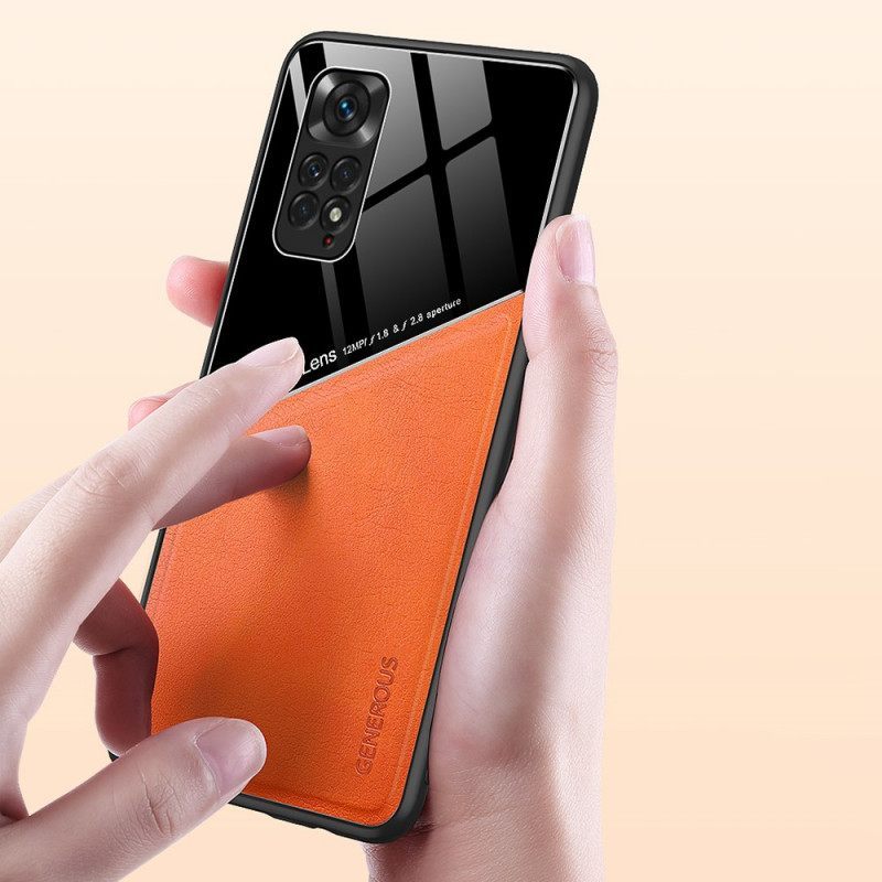 Θήκη Xiaomi Redmi Note 11 / 11S Μαγνητικό Εφέ Δέρματος